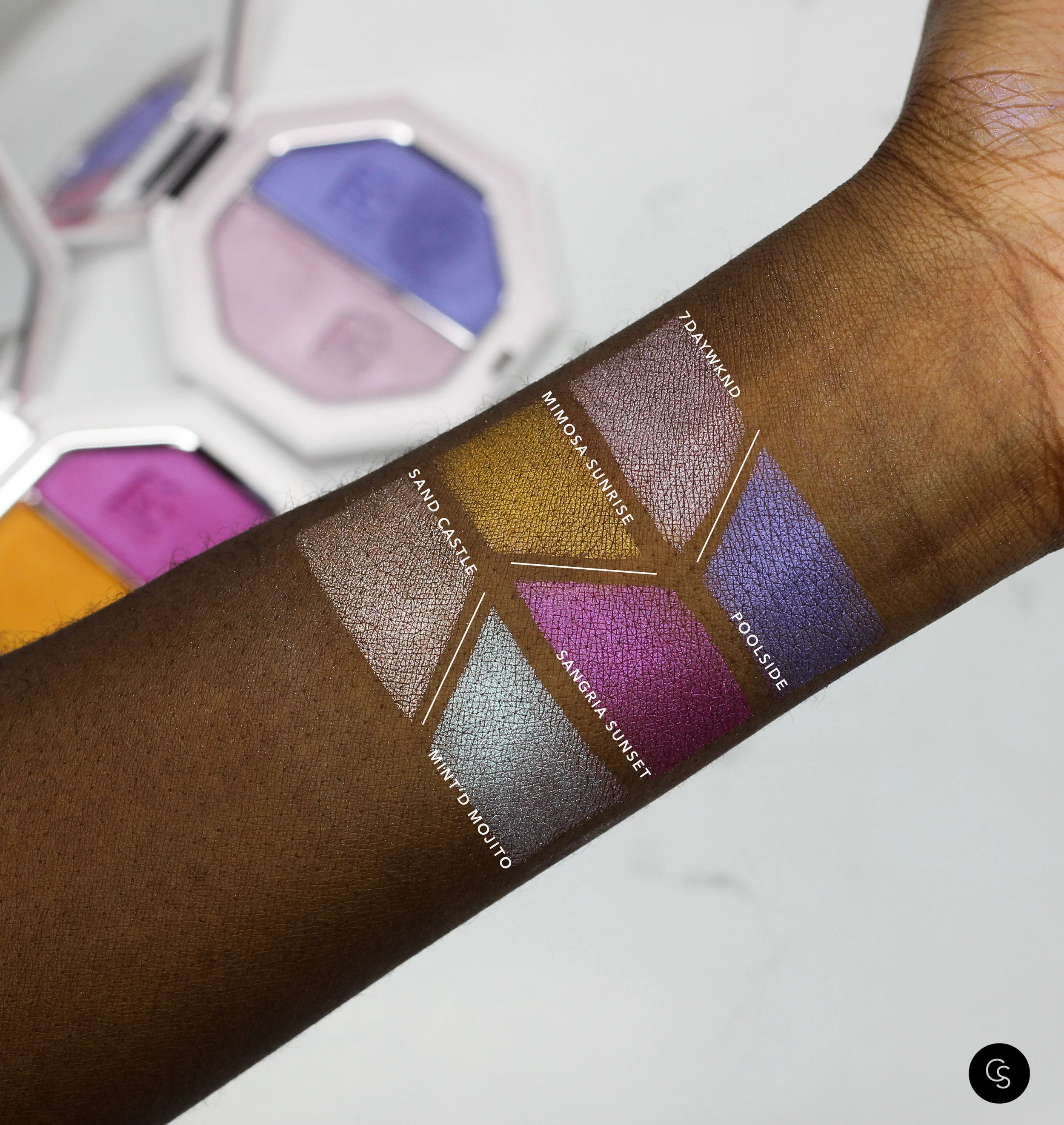 Fenty Beauty Beach Please Collection — Cocoa Swatches